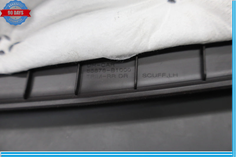 Load image into Gallery viewer, 15-20 Hyundai Genesis Rear Left Driver Door Sill Scuff Cover Panel Trim Oem
