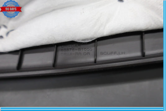 15-20 Hyundai Genesis Rear Left Driver Door Sill Scuff Cover Panel Trim Oem