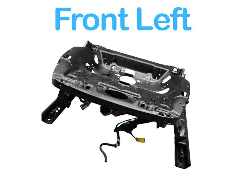 Load image into Gallery viewer, 11-17 Volkswagen VW Touareg Front Left Side Lower Seat Rail Frame W/ Motor Oem
