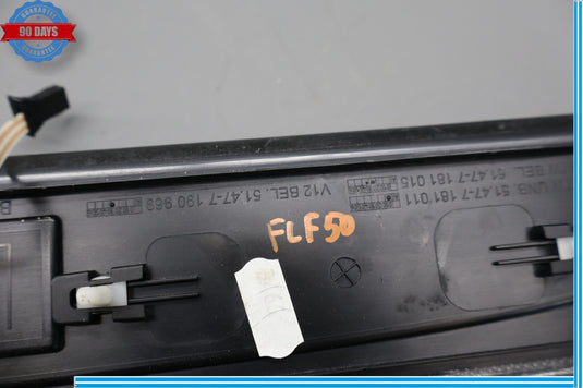 09-15 BMW 750Li 750Li xDrive Front Left Door Sill Scuff Plate Trim Panel Oem