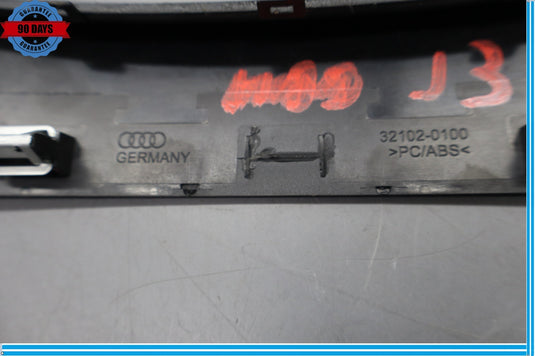 11-18 Audi A8 A8L Quattro Rear Center Console Seat Trim Panel Cover 321020100 Oe