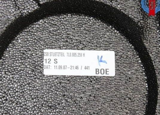 08-10 Porsche Cayenne 957 Rear Leather Seat Lower Cushion Bench 7L088525 Oem