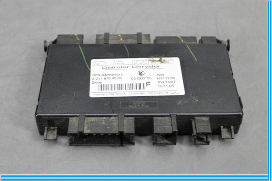 06-12 Mercedes X164 GL450 GL550 Left Driver Side Seat Control Module Unit Oem
