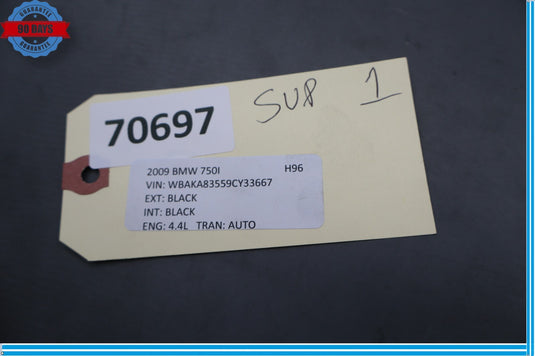 09-15 BMW 750i 750Li F01 F02 Rear Radiator Upper Bracket Tie Bar Support Oem