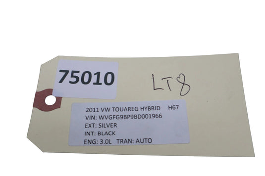 11-17 Volkswagen Touareg VW Front Skid Plate Belly Pan Shield Guard Black Oem