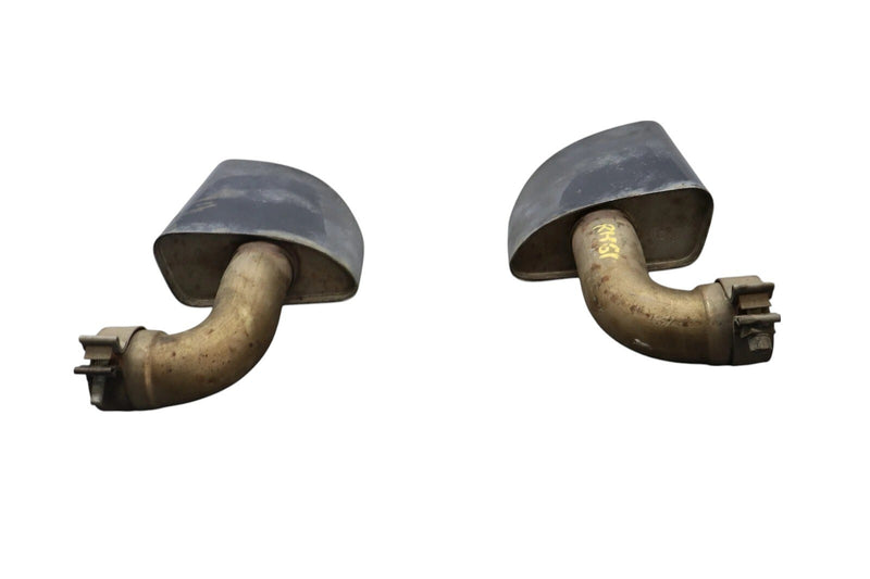 Load image into Gallery viewer, 11-17 Volkswagen Touareg Rear Left &amp; Right Side Exhaust Tail Pipe Tip Set Oem
