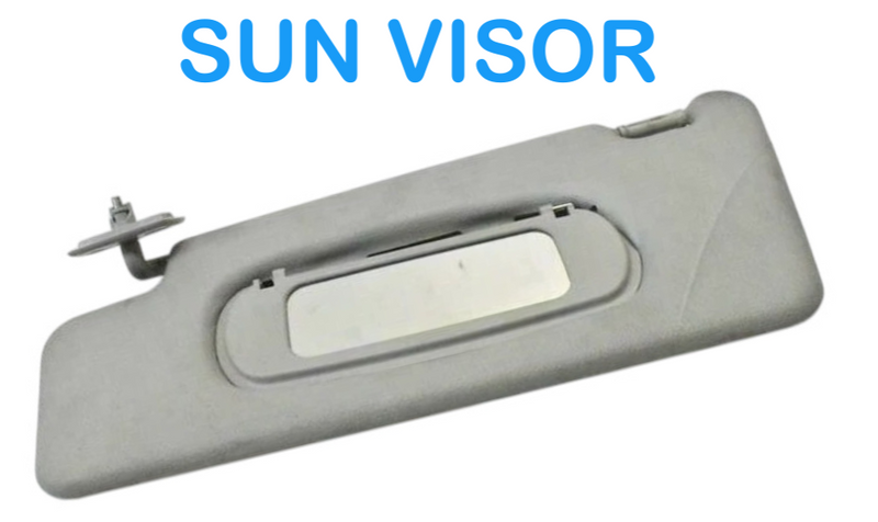 Load image into Gallery viewer, 03-06 Mercedes R230 SL500 SL55 AMG Left Driver Sun Visor Sunvisor Shade Gray OEM
