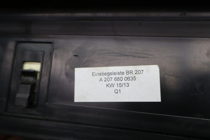 Load image into Gallery viewer, 10-16 Mercedes E350 E550 W207 Front Right Side Door Sill Plate Trim Cover Oem
