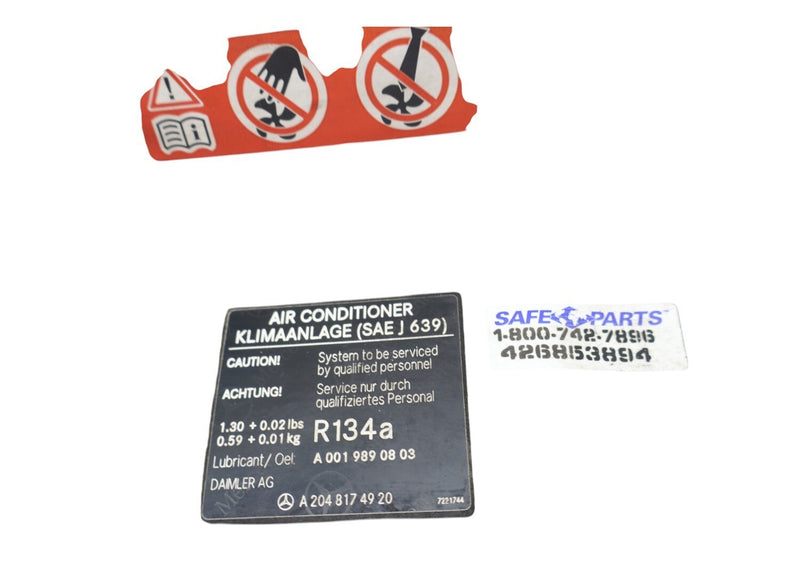 Load image into Gallery viewer, 08-14 Mercedes W204 C250 C300 Radiator Fan Shroud Upper Trim Cover Oem
