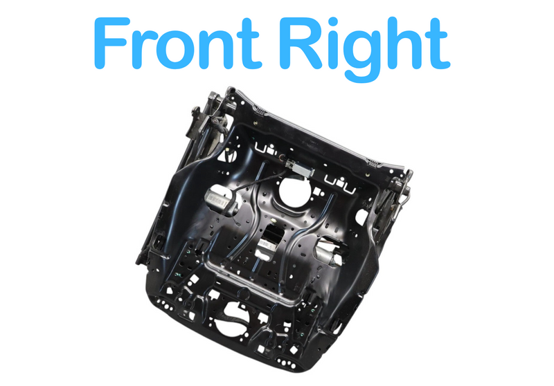 Load image into Gallery viewer, 11-17 Volkswagen VW Touareg Front Right Side Lower Seat Rail Frame W/ Motor Oem
