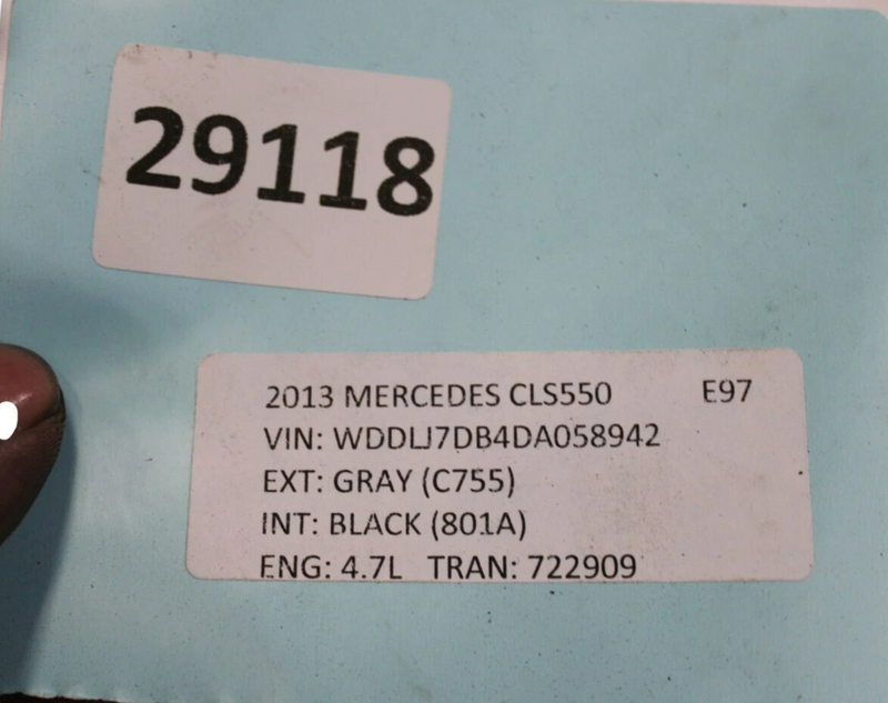 Load image into Gallery viewer, 12-14 Mercedes CLS550 CLS63 AMG W218 Front Dashboard Instrument Panel Black Oem
