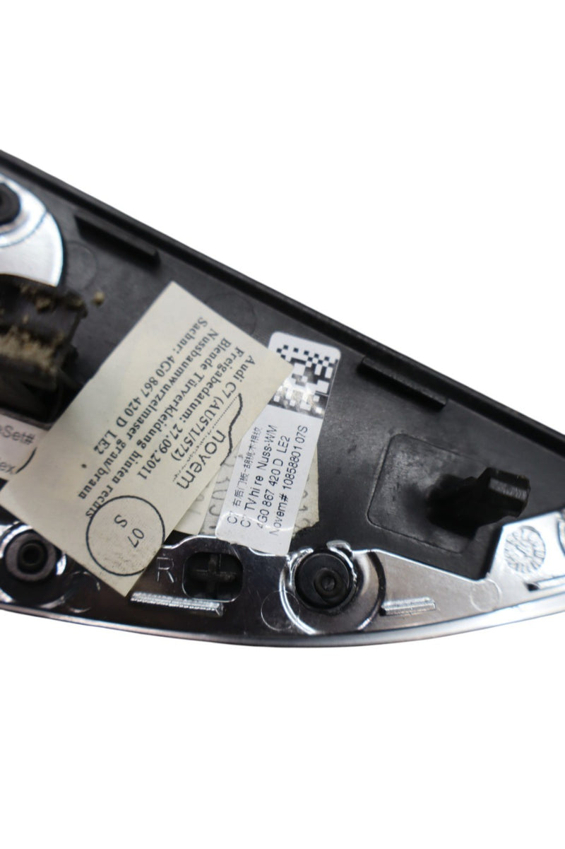 Load image into Gallery viewer, 12-18 Audi A6 Quattro Rear Right Side Door Panel Handle Bezel Cover Trim Oem
