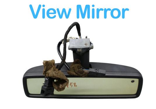 06-13 Bentley Continental Flying Spur Front Interior Rear View Mirror Black OEM