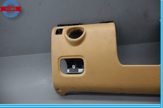 03-10 Porsche Cayenne Front Left Driver Side Lower Dash Knee Trim Panel Tan Oem