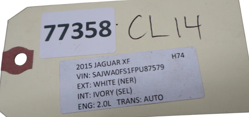 Load image into Gallery viewer, 12-15 Jaguar X250 XF Front Left Driver Side Lower Bottom Seat Cushion Ivory Oem
