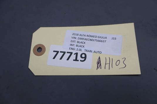 17-22 Alfa Romeo Giulia Overhead Dome Light Lamp Switch 01561305430 Oem
