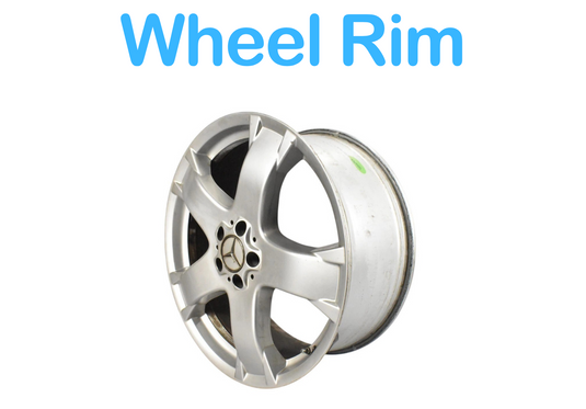 07-13 Mercedes W164 GL450 8-1/2J X 20H2 Alloy Rim Wheel Sliver A1644012402 Oem