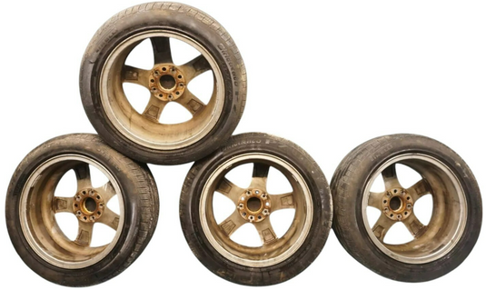 12-18 BMW 320i 328i F30 7.5Jx17 Alloy Wheel Rim W/ Tyre Set of 4 6796242 Oem