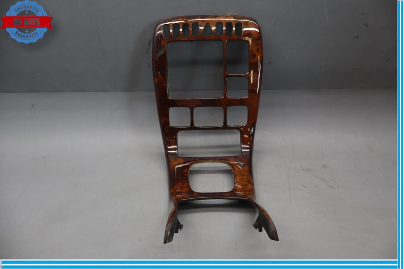 Load image into Gallery viewer, 00-02 Mercedes W215 CL55 AMG Center Console Radio Trim Panel Bezel Wood Oem
