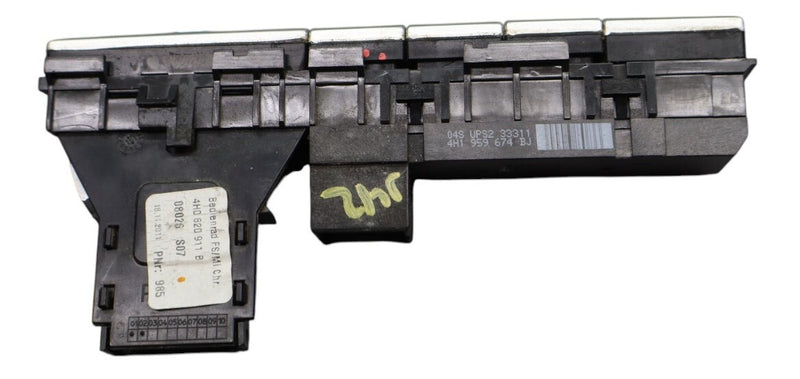 Load image into Gallery viewer, 11-18 Audi A8L Quattro Rear Air Vent Hazzard Blind Switch 4H0820911B Oem
