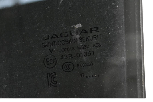 17-20 Jaguar F-PACE Rear Left Driver Side Door Window Auto Glass T4A1201 Oem