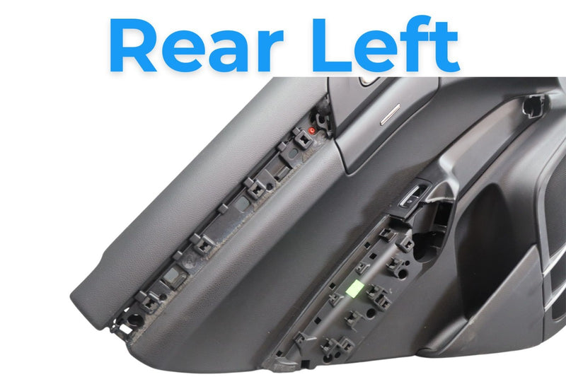 Load image into Gallery viewer, 11-18 Porsche Cayenne Rear Left Driver Side Interior Door Trim Panel Black Oem
