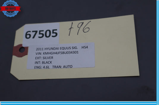 11-13 Hyundai Equus SIG Front Right Side Dash Panel Cowl Trim Cover Oem