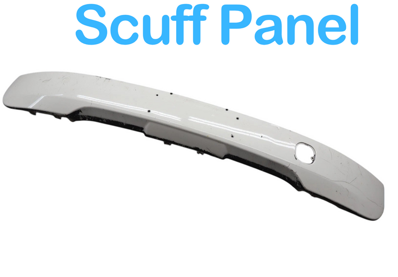 Load image into Gallery viewer, 14-17 Fiat 500L 330 Front Bumper Cover Scuff Panel White 5NG30TZZAA Oem
