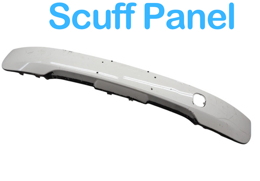 14-17 Fiat 500L 330 Front Bumper Cover Scuff Panel White 5NG30TZZAA Oem