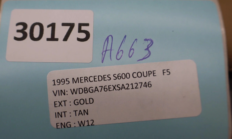 Load image into Gallery viewer, 93-99 Mercedes W140 S600 Coupe CL500 Right Passenger Side Sun Visor Sunvisor OEM
