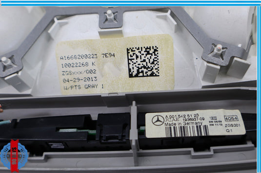 13-19 Mercedes X166 GL450 GL550 Rear Overhead Dome Light Lamp Parking Sensor Oem