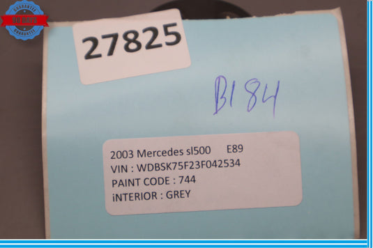 03-12 Mercedes SL500 SL600 R230 Right Passenger Seat Backrest Recline Switch Oem