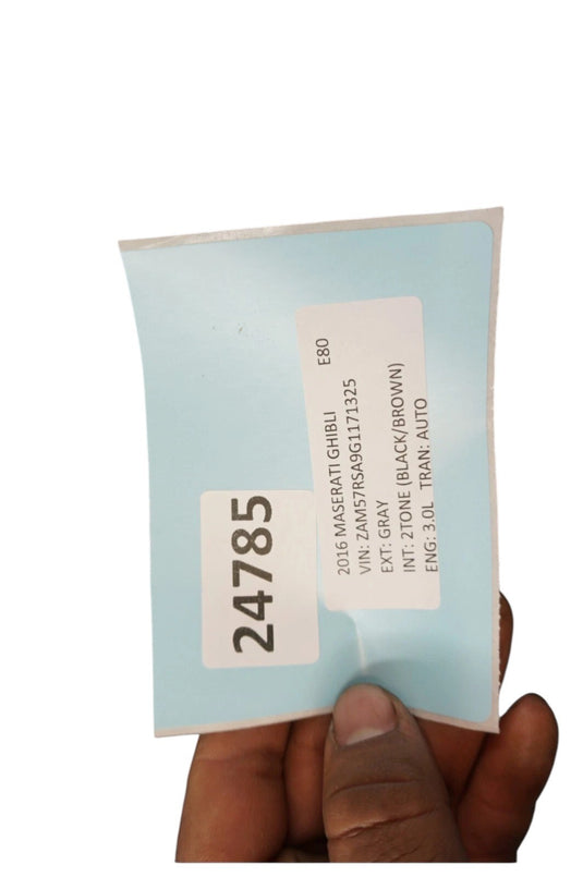 14-22 Maserati Ghibli S Rear Right Passenger Side Interior Door Cover Panel Oem