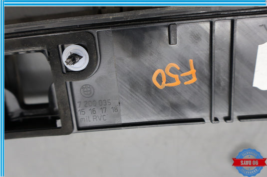 09-15 BMW 740i 750Li xDrive Trunk Lid Grip Handle License Plate W/ Lights Oem