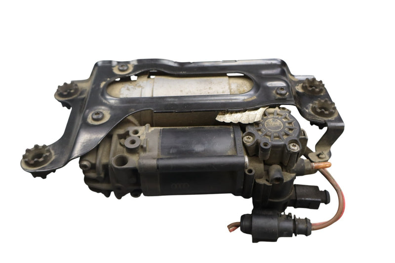 Load image into Gallery viewer, 11-18 Audi A8 A8L Quattro Air Suspension Compressor Pump W/ Bracket Oem
