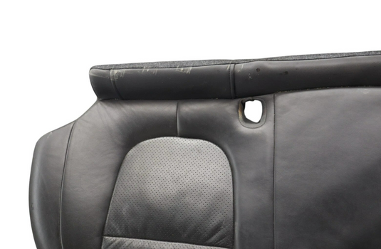 09-11 Jaguar X250 XF XFR Rear Lower Seat Bottom Cushion Bonded Leather Black Oem