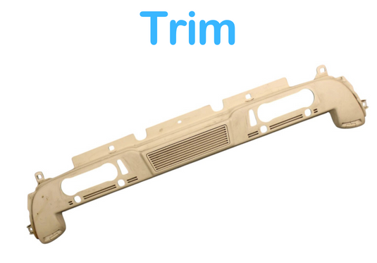 07-13 BMW E93 328i 335i M3 Rear Rollover Bar Cover Trim Beige 51466984854 OEM