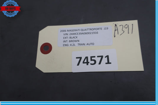 03-08 Maserati Quattroporte Rear Bumper Parking Sensor Wiring Harness Oem