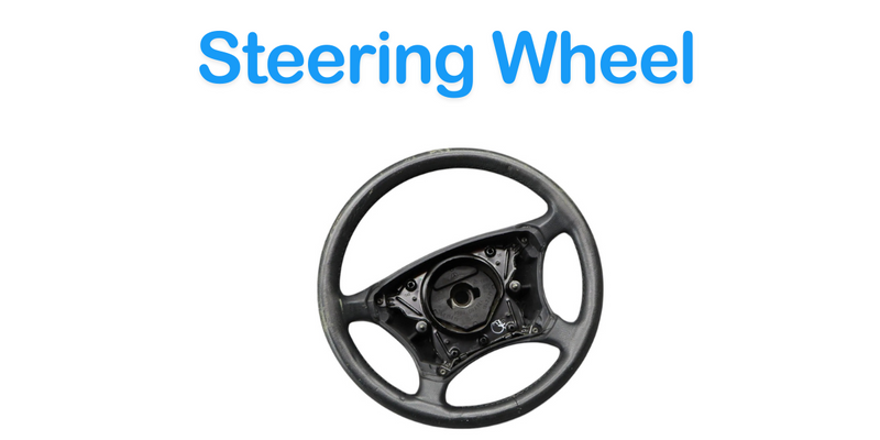 Load image into Gallery viewer, 00-06 Mercedes S350 S55 AMG S430 Driver Steering Wheel Black 2204602303 Oem

