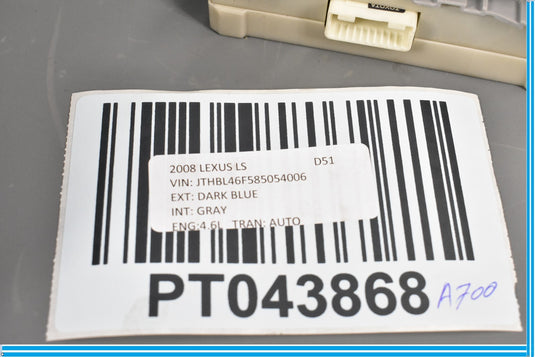 07-12 Lexus LS460 Trunk Fuse Box Relay Junction Unit 82670-50120 Oem