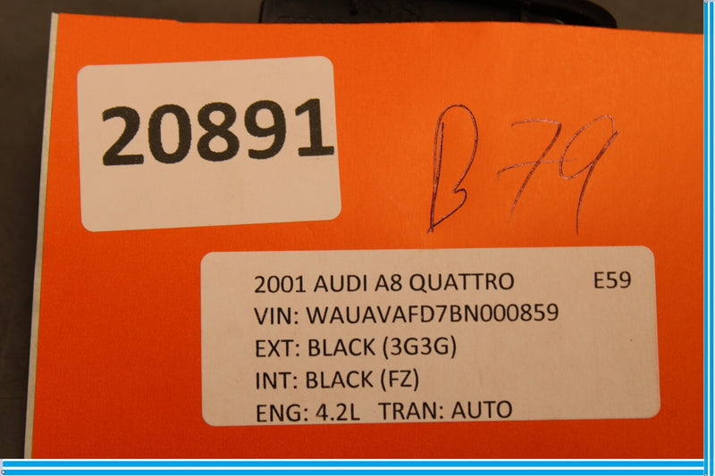Load image into Gallery viewer, 11-15 Audi A8 Quattro Front Left Door Panel Trunk Switch Bezel Trim Oem
