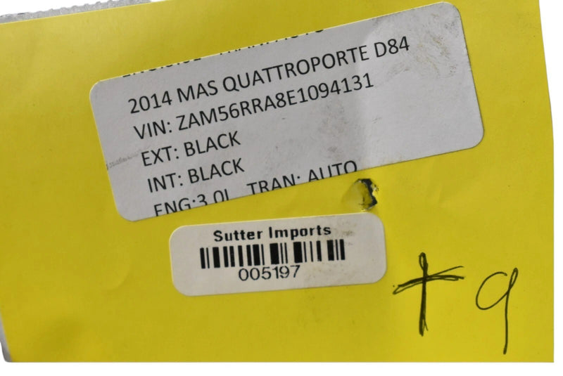 Load image into Gallery viewer, 14-24 Maserati Quattroporte Rear Left Side Splash Shield Guard Fender Cover OEM
