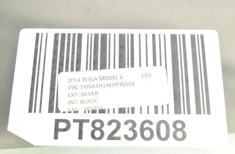 Load image into Gallery viewer, 12-20 Tesla Model S Rear left Driver Side Door Window Glass 43R001074 Oem
