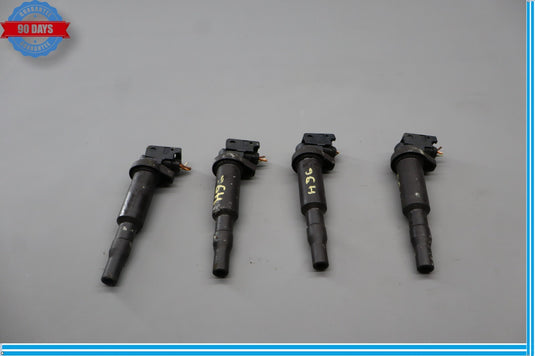 09-15 BMW 750i 740i Front Engine Ignition Coil Coils Set of 4 Black Oem