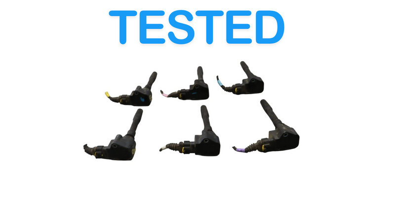 Load image into Gallery viewer, 14-20 Maserati Ghibli M157 Ignition Coil Module Engine Motor x6 Set Oem
