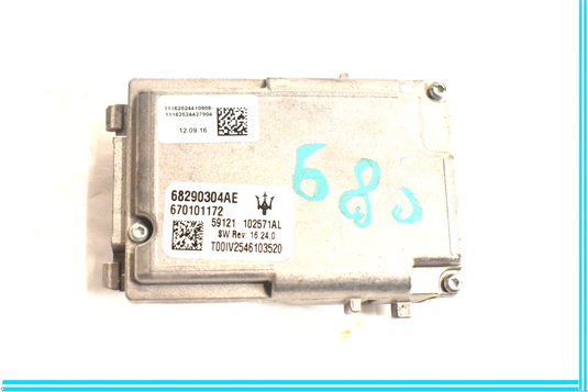 14-17 Maserati Ghibli Lane Assist Camera Adaptive Cruise Module Unit 670101172
