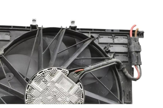 09-15 BMW 750i 740i Engine Radiator Cooling Fan Shroud W/ Motor 17427575258 OEM