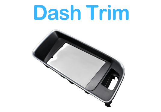 09-14 Audi Q5 SQ5 Front Dashboard Center Display Bezel Cover Trim 8R1857186P Oem