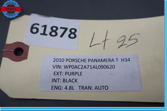 10-13 Porsche Panamera Rear Trunk Inside Hatch Lower Trim Panel Cover Oem