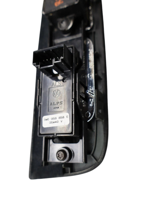 06-12 Bentley Continental Flying Spur Rear Right Window Switch W/ Trim Black OEM